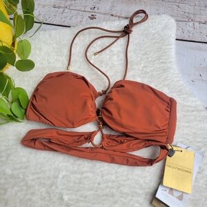 NWT Vix Paula Hermanny Gi Bikini Top Size Large